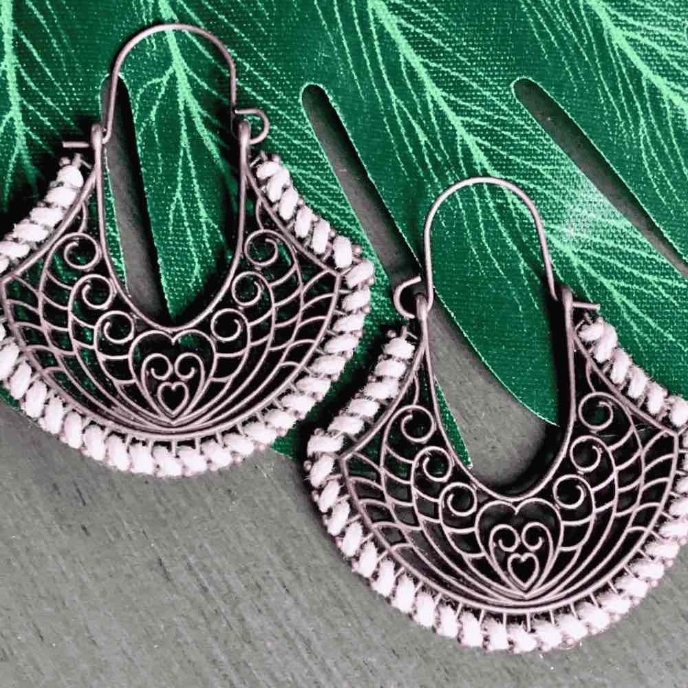 1- Boho Threader Earrings - Handmade Drop Earrings