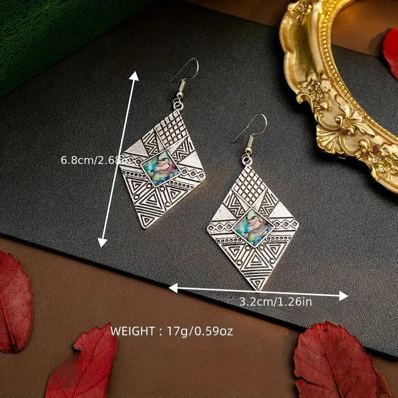Image of an earring - Antique Silver Earrings by Zuzus Trove
