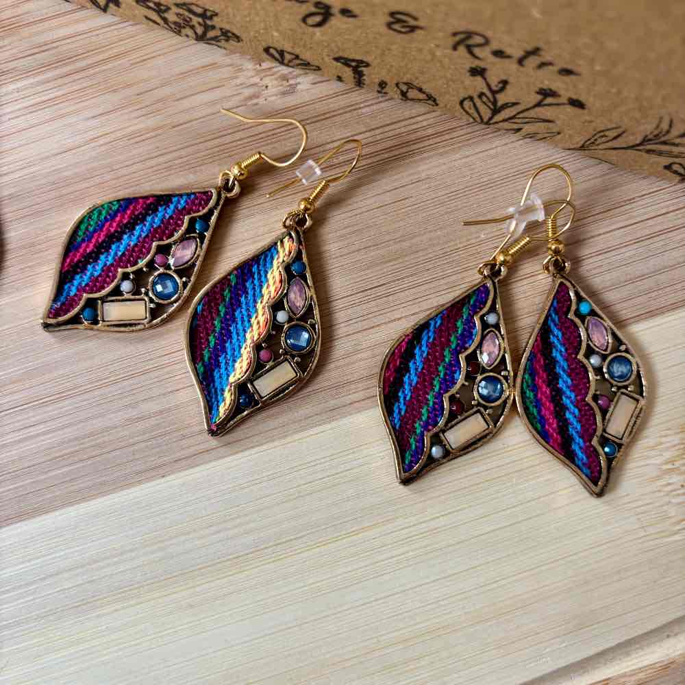 Image of an earring - Designer Stone Earrings by Zuzus Trove