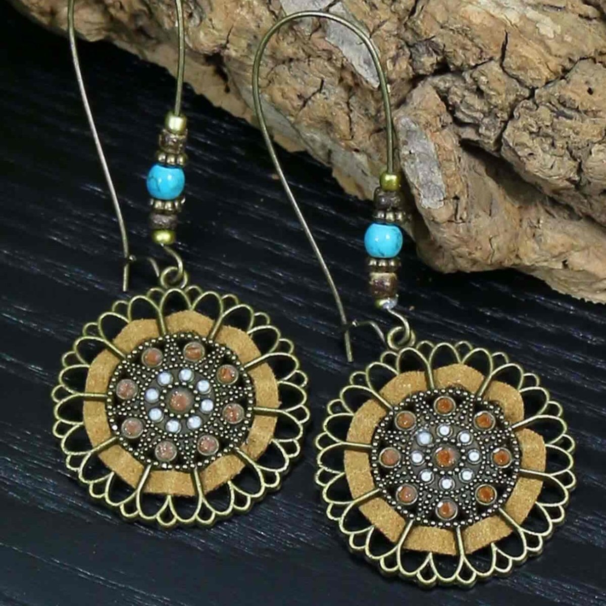 Image of an earring - Luxury Series - Fortune Wheel Earrings by Zuzus Trove