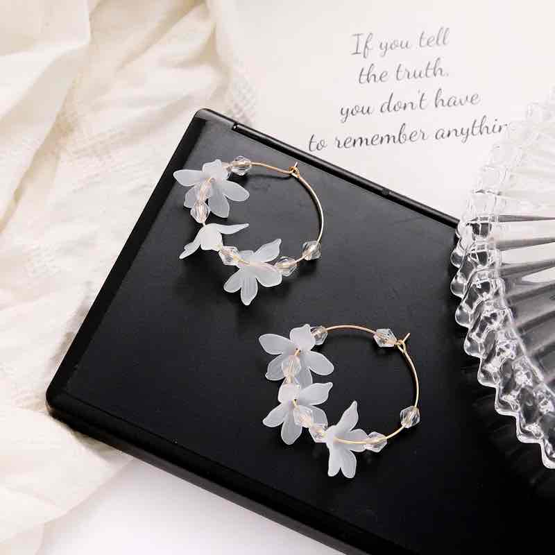 Image of an earring - Korean Earrings - Premium Nature Inspired Series by Zuzus Trove