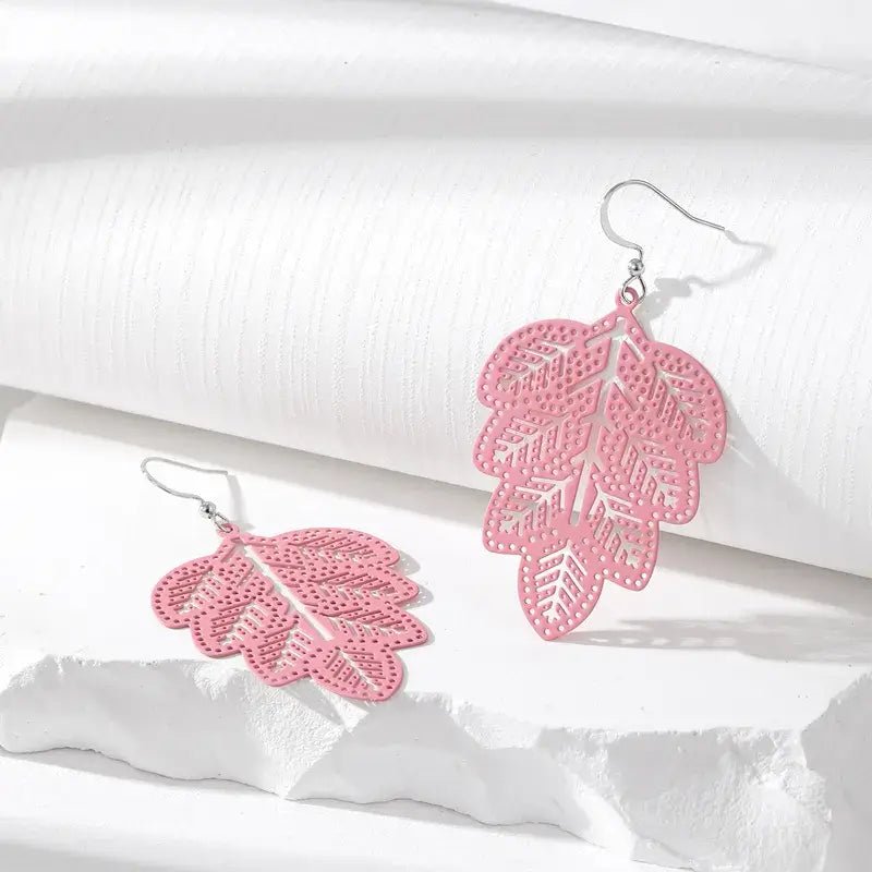 Image of an earring - Korean Leaf Earrings by Zuzus Trove