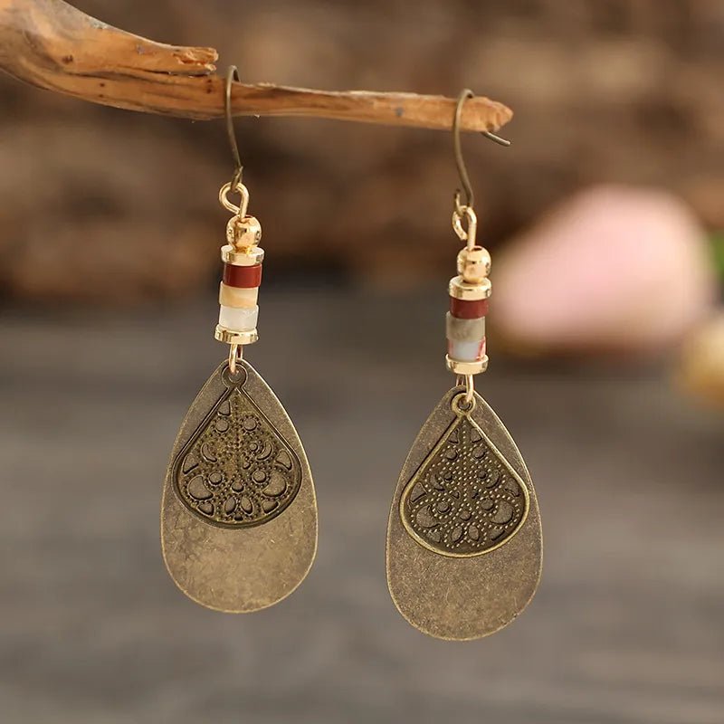 Image of an earring - Premium | Beaded Boho Style 1 - Light weight by Zuzus Trove