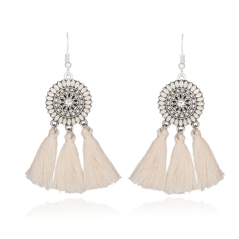 Image of an earring - Premium | Enchanting Ethnic Tassel Earrings by Zuzus Trove