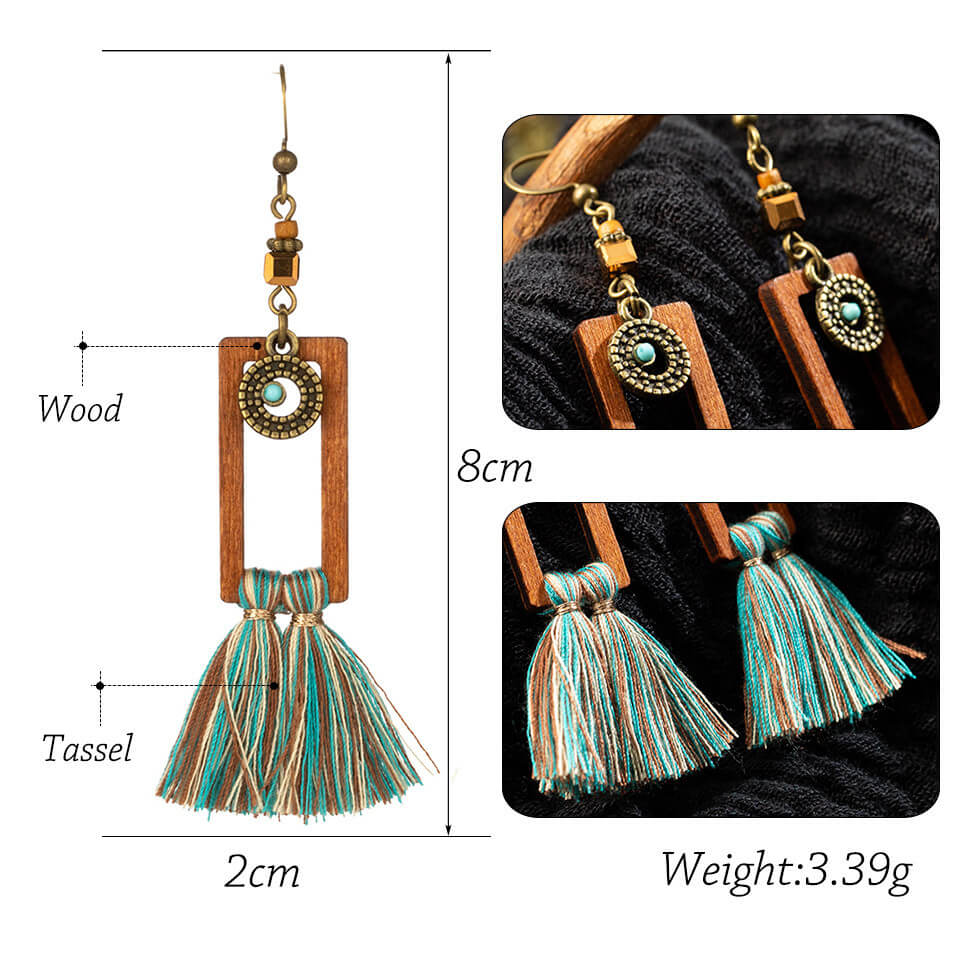 Image of an earring - Tassel Timeless Trends by Zuzus Trove