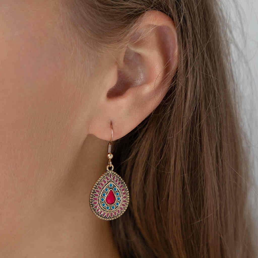 Buy Stone Earrings Online - Stone Earring for girls - Zuzus trove - Zuzu's Trove
