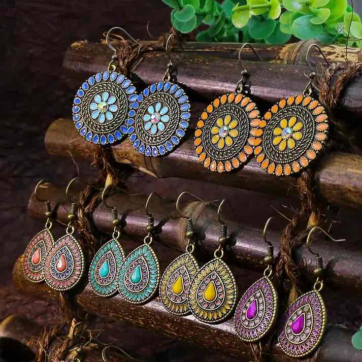 Stone Earrings (Home Page) - Zuzu's Trove