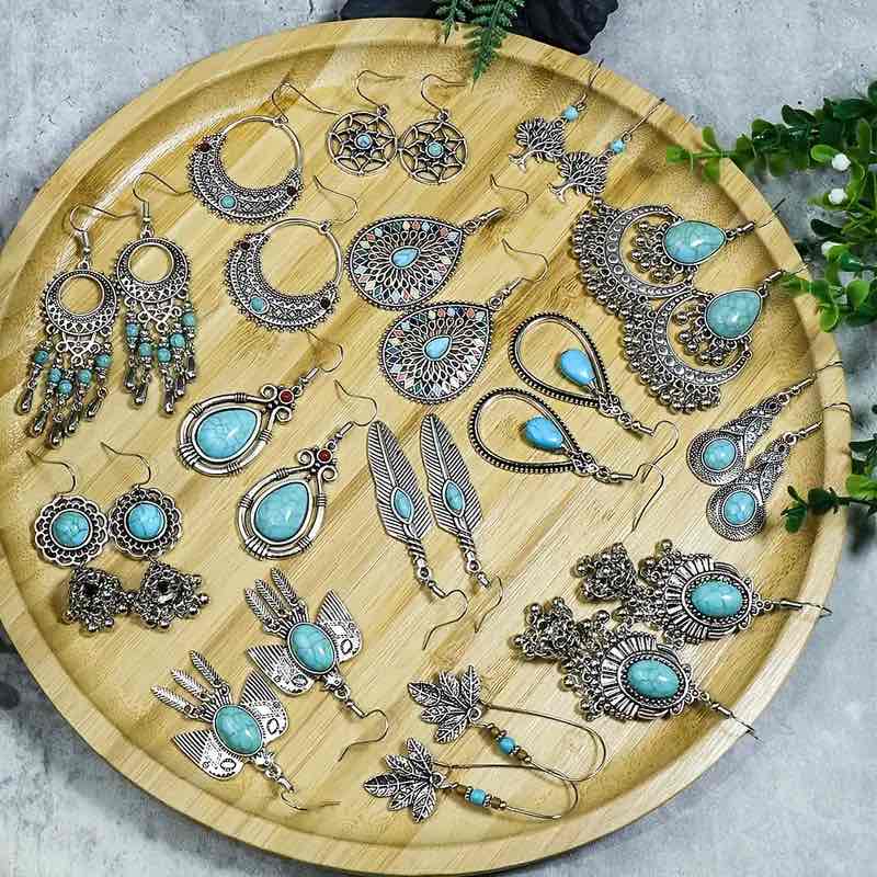 Turquoise Earrings - Zuzu's Trove
