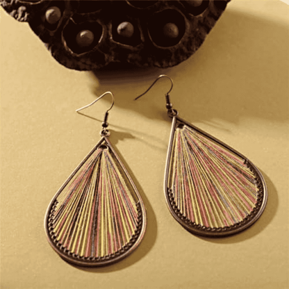 Premium  Handcrafted - Boho Earrings for Women - Threader Earrings (Teardrop)