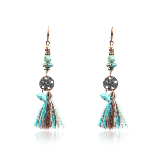 Blue Earrings- Turquoise Stone Earrings