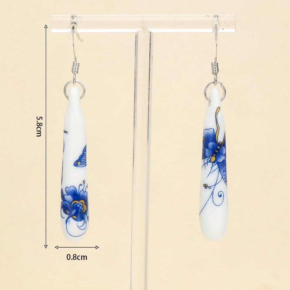 Ceramic Earrings- Premium Ceramic White Earrings