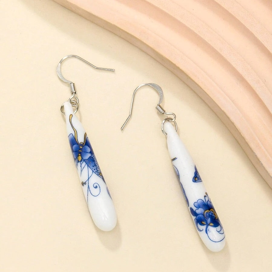 Ceramic Earrings- Premium Ceramic White Earrings