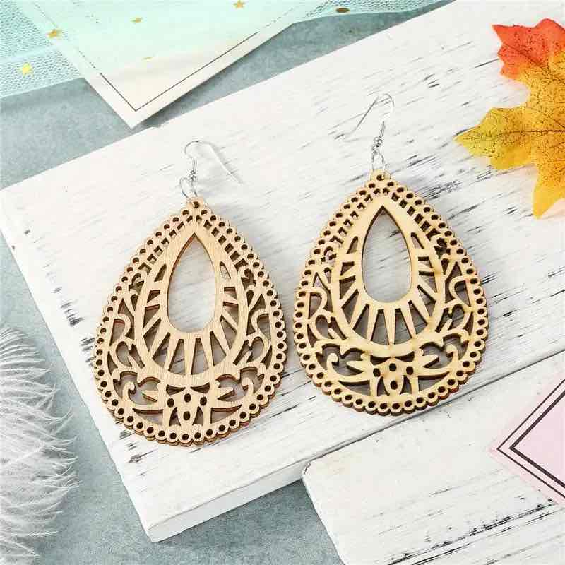 Image of an earring - African Tribal Earrings 1 by Zuzus Trove