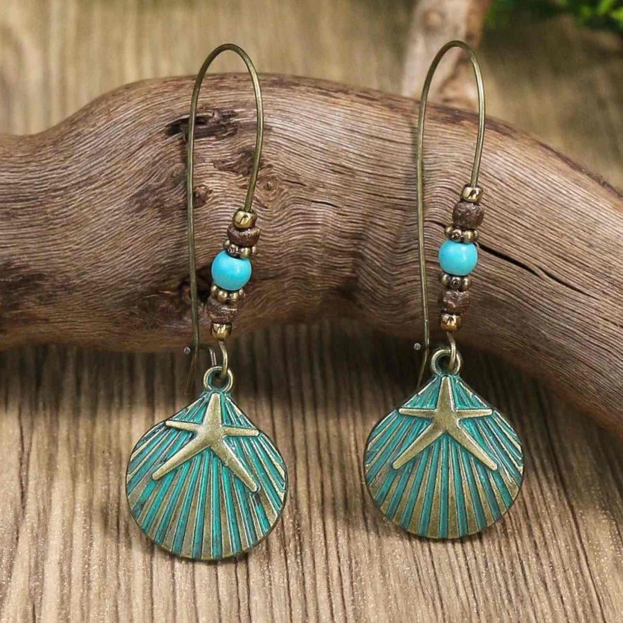 Image of an earring - Boho Shell Earrings - Style 15 by Zuzus Trove