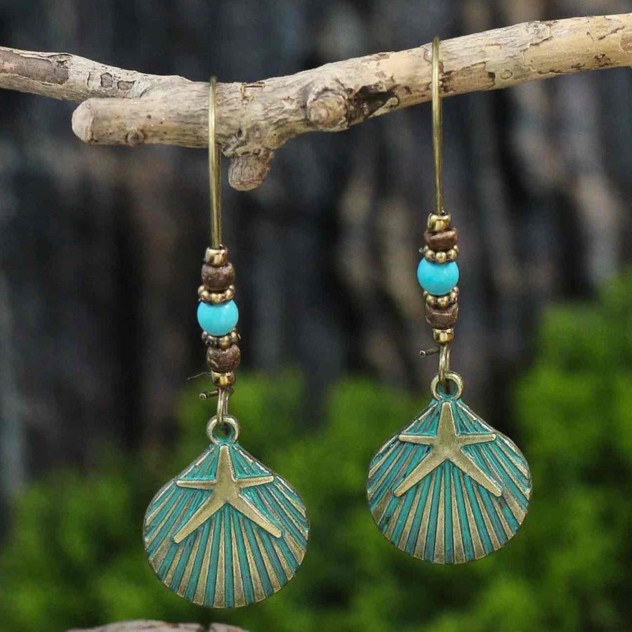 Image of an earring - Boho Shell Earrings - Style 15 by Zuzus Trove