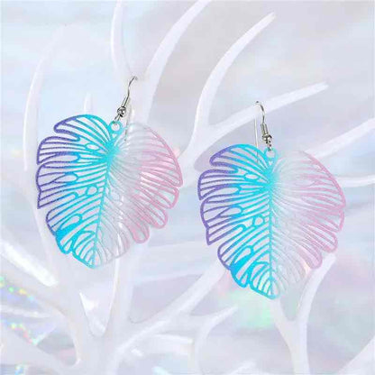 Image of an earring - Leaf Earrings - K - Pop Ecstatic Leaf Earrings by Zuzus Trove