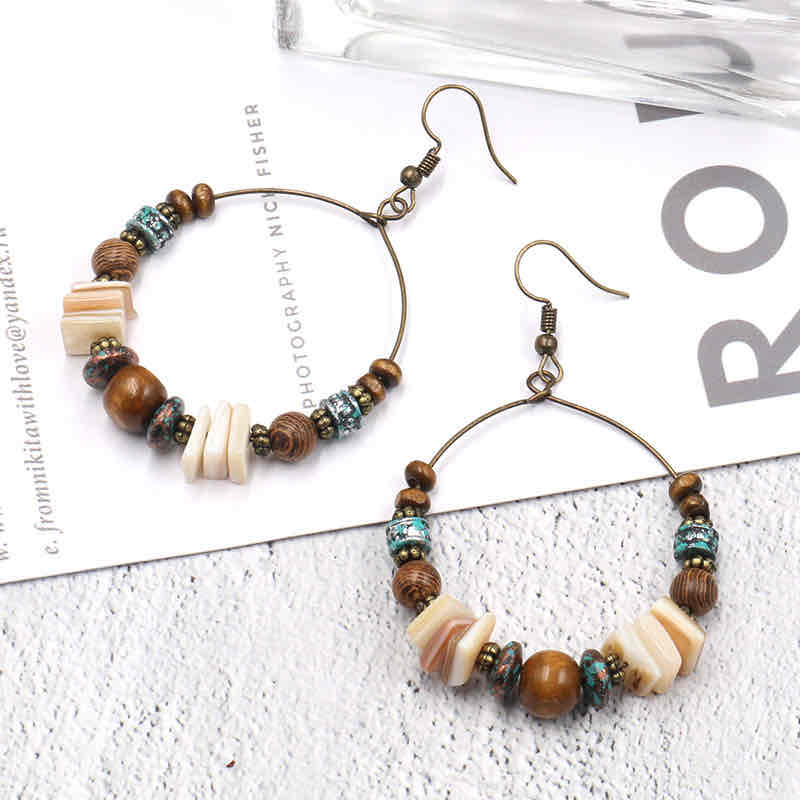 Image of an earring - Premium - African Hoop Earrings by Zuzus Trove