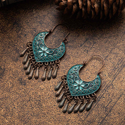 Image of an earring - Premium Boho - flower danglers by Zuzus Trove