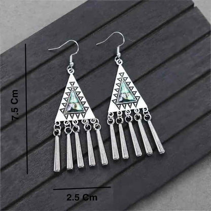 Image of an earring - Premium | Egyptian Abalone Shell Earrings by Zuzus Trove