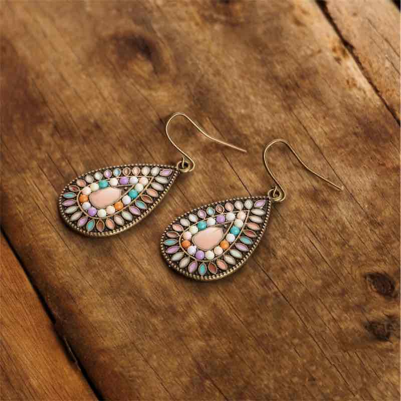 Image of an earring - Premium - Peach Pink Earrings Combo - 3 piece Set by Zuzus Trove