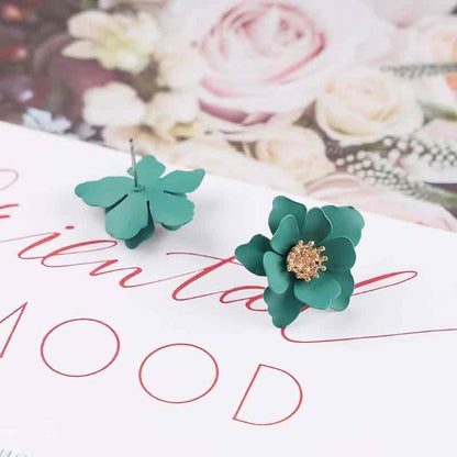 Image of an earring - Simple Flower Studs by Zuzus Trove