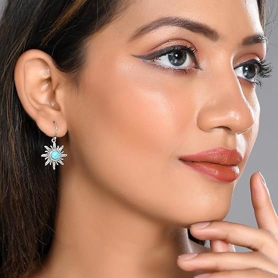 Image of an earring - Turquoise - Sunshine Earrings by Zuzus Trove